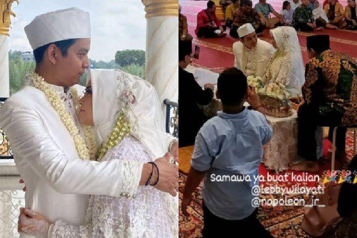 potret pernikahan Lebby dan Aldhy (instagram.com/dewiperssik8)
