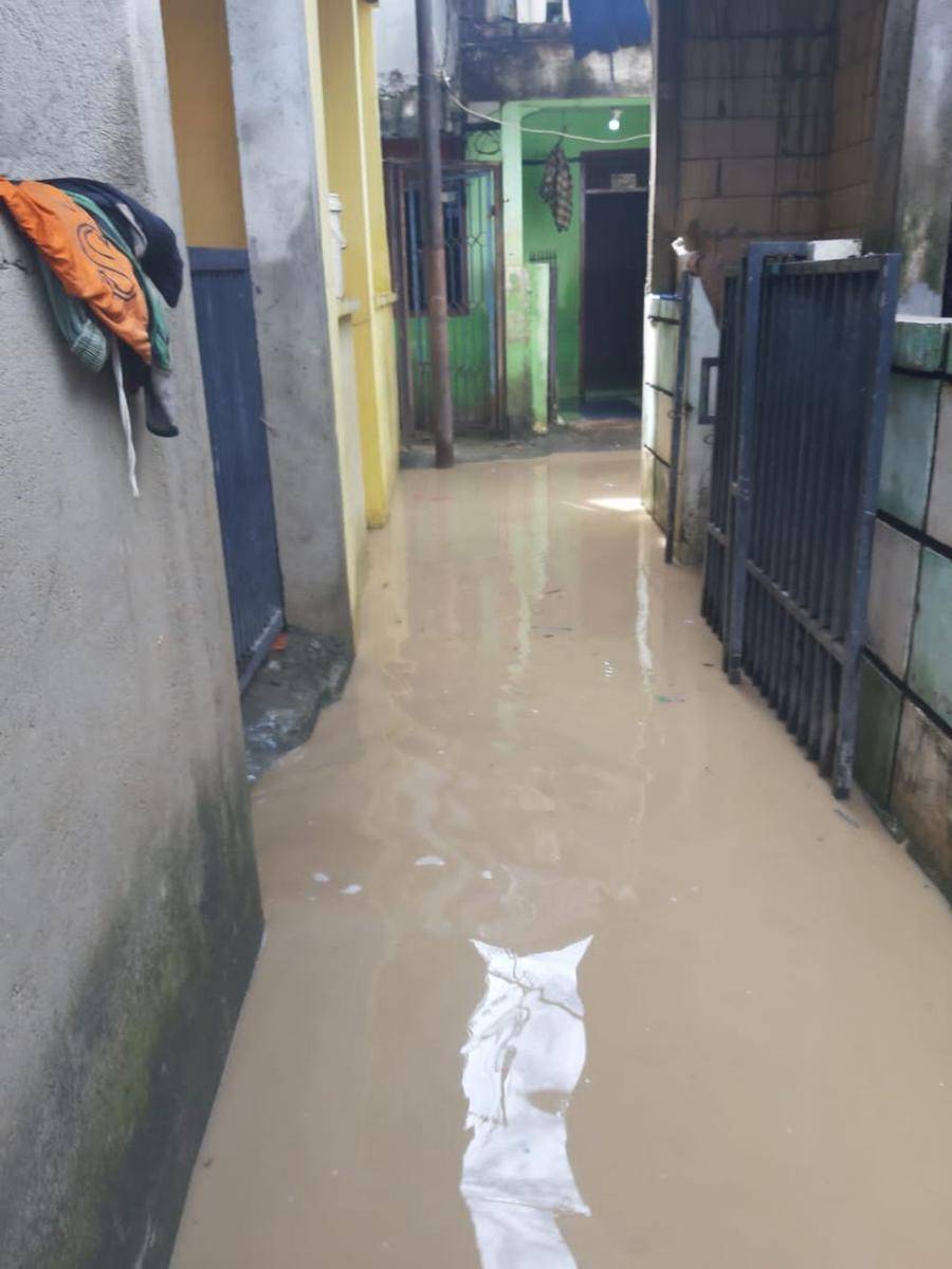 Gambaran banjir yang sempat terjadi di Bekasi (Dok.BNPB)