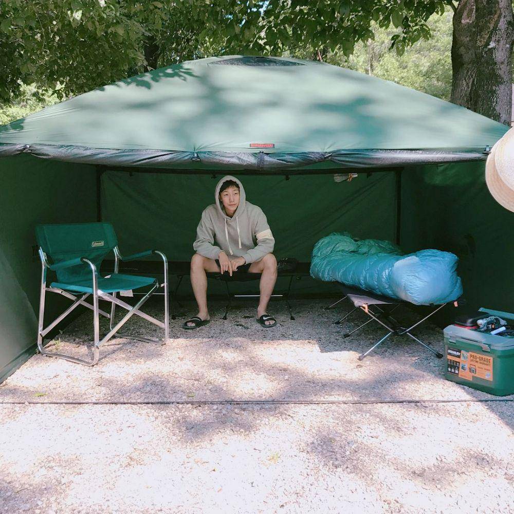 Kang Ki Young dan hobby campingnya (instagram.com/booboo2injo)