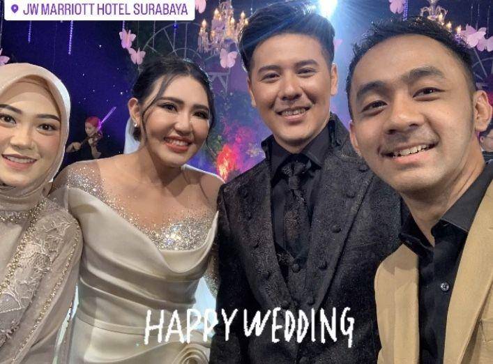 tamu pernikahan Via Vallen (instagram.com/wandrarestus1yan)