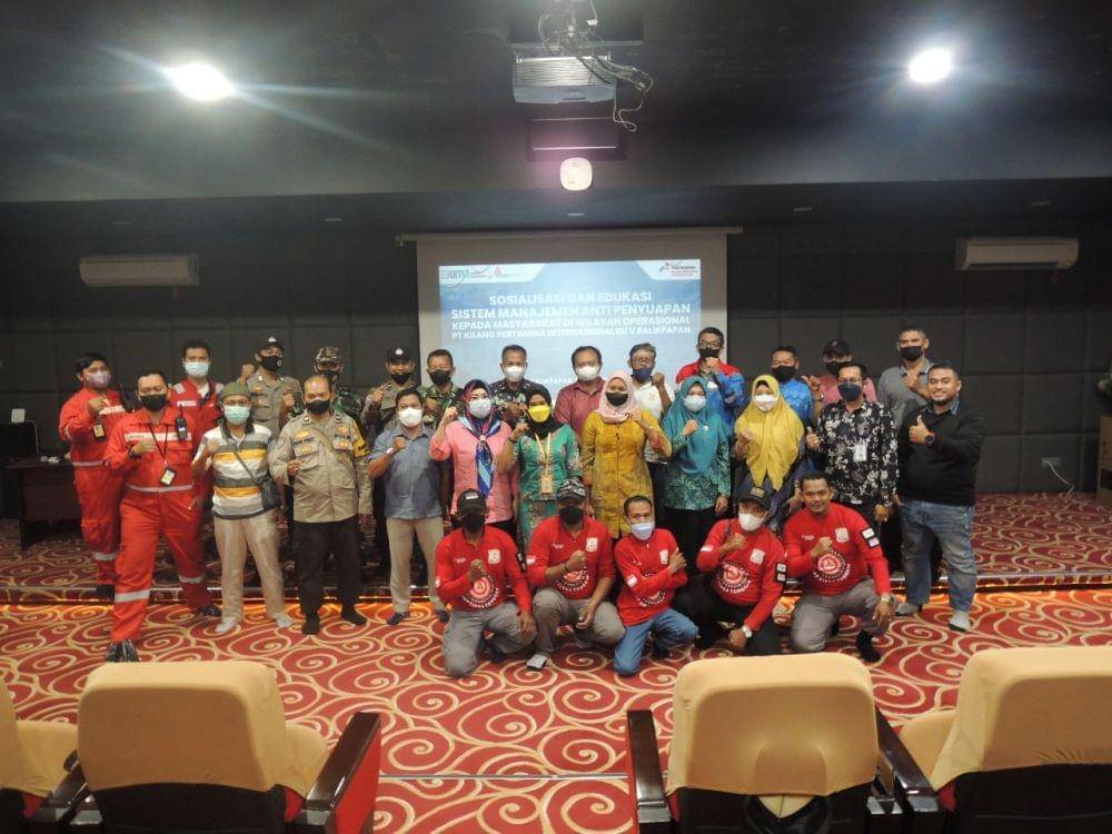 PT Kilang Pertamina Internasional (KPI) Unit Balikpapan menyosialisasikan penerapan sistem manajemen anti penyuapan
