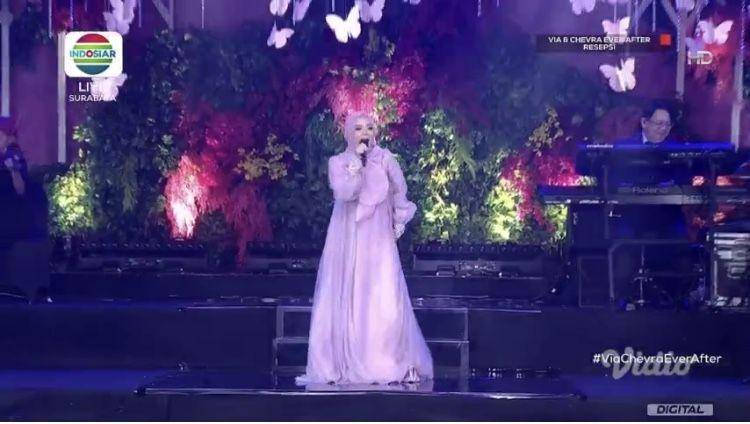 tamu pernikahan Via Vallen (youtube.com/indosiar)