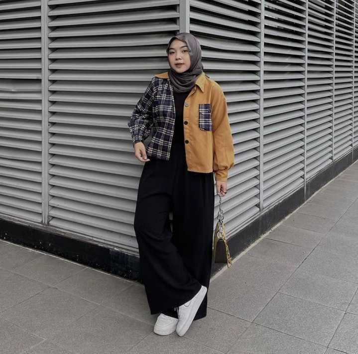 ootd hijab cewek gemuk (instagram.com/s.sraaa)