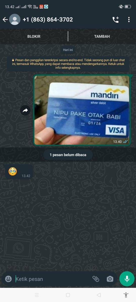 potret chat netizen serang balik penipu (twitter.com/itsmeupil)