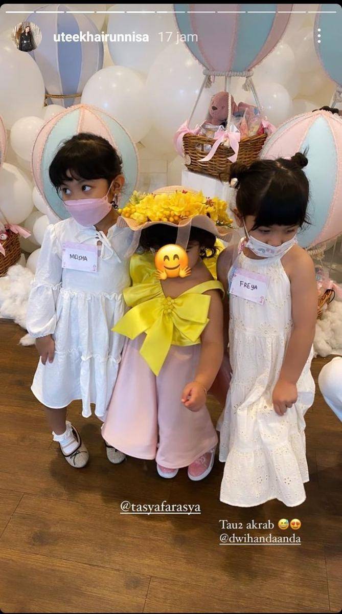 potret ulang tahun ke-2 Ayang (instagram.com/uteekhairunnisa)