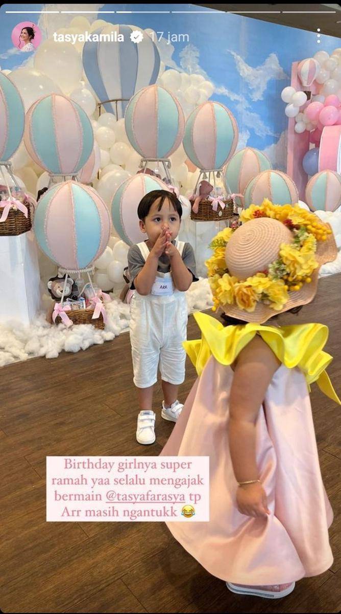 potret ulang tahun ke-2 Ayang (instagram.com/tasyakamila)