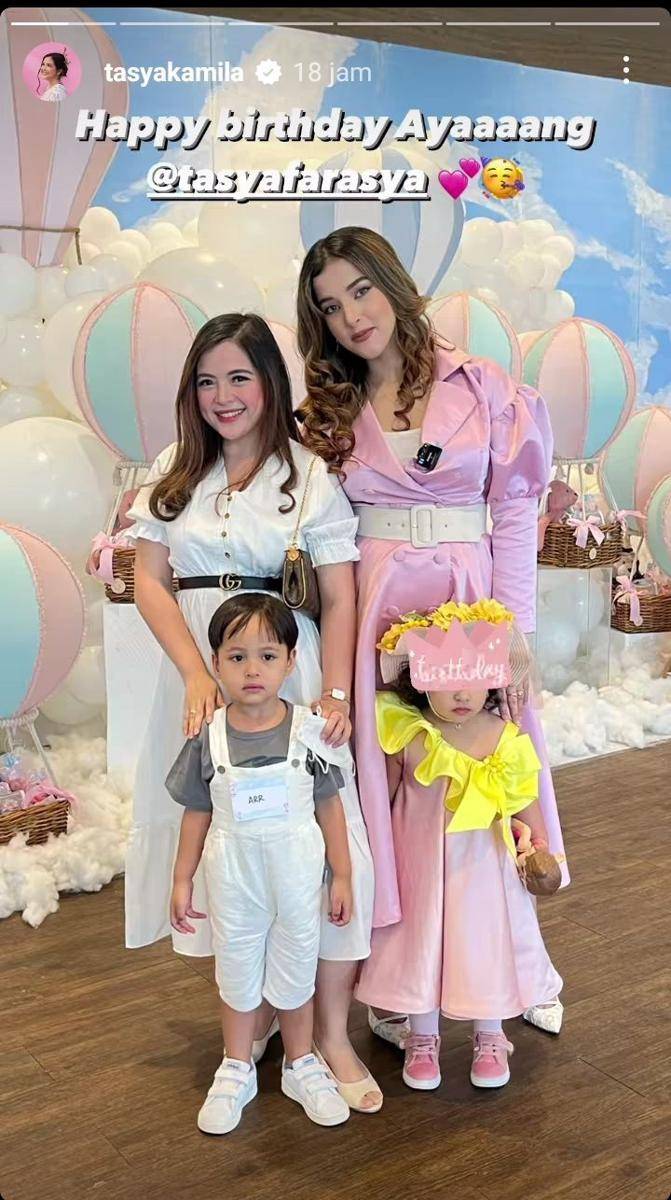 potret seleb di ultah anak Tasya Farasya (instagram.com/tasyakamila)