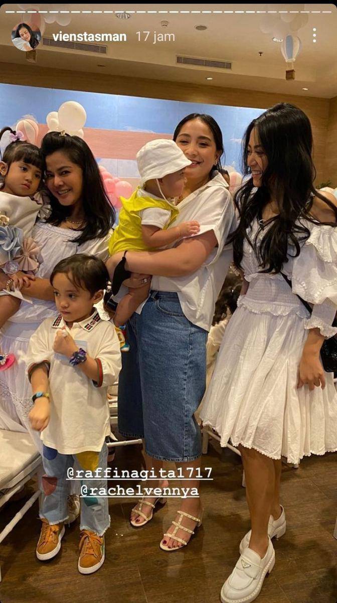 potret seleb di ultah anak Tasya Farasya (instagram.com/vienstasman)