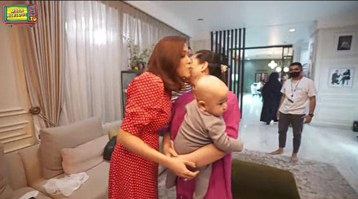 Maia bersama Al, El dan Dil ke rumah Raffi (youtube.com/MAIA ALELDUL TV)