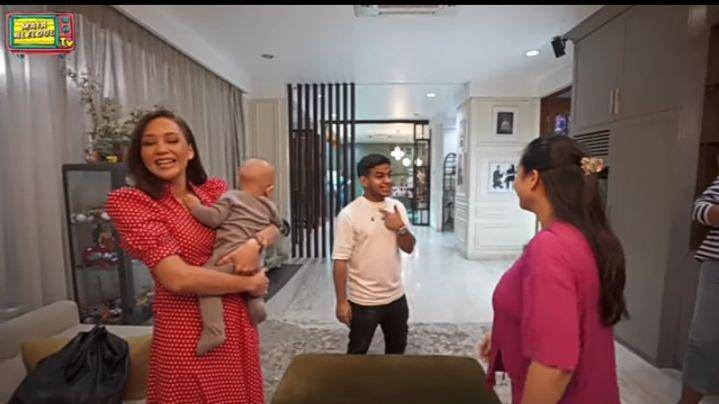 Maia bersama Al, El dan Dil ke rumah Raffi (youtube.com/MAIA ALELDUL TV)