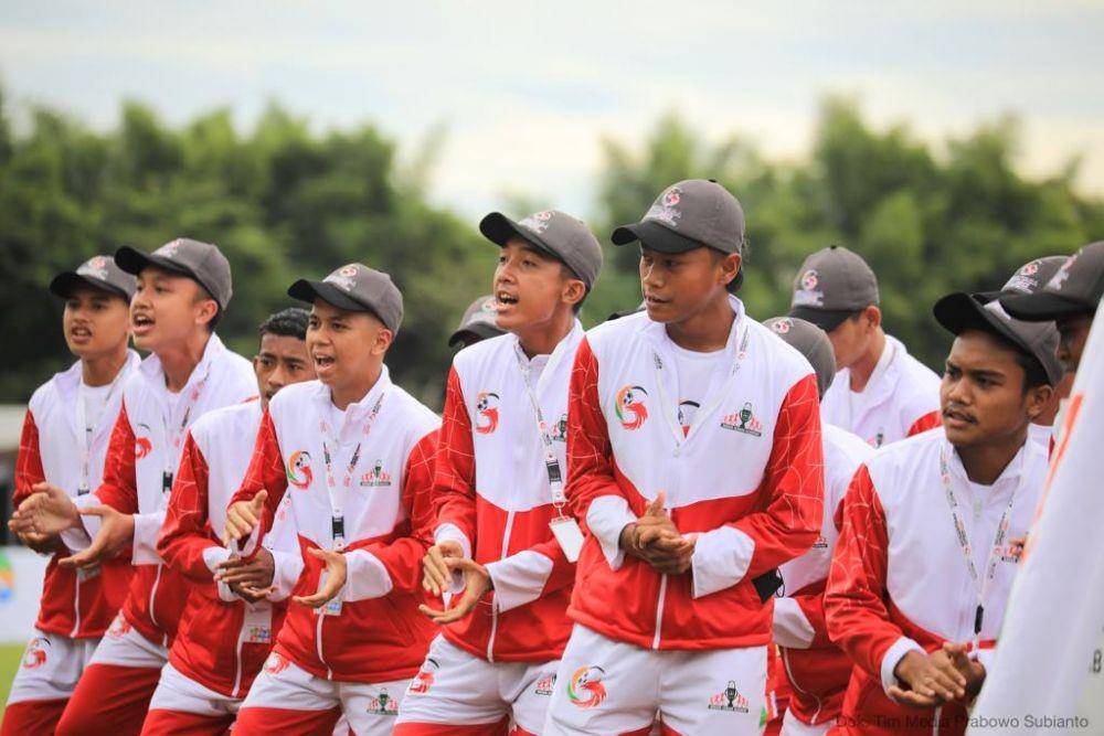 Salah satu tim U-16 yang ikut Turnamen Nusantara Open 2022 di Nusantara Polo Club pada Sabtu, 16 Juli 2022. (Dokumentasi Tim Prabowo Subianto)