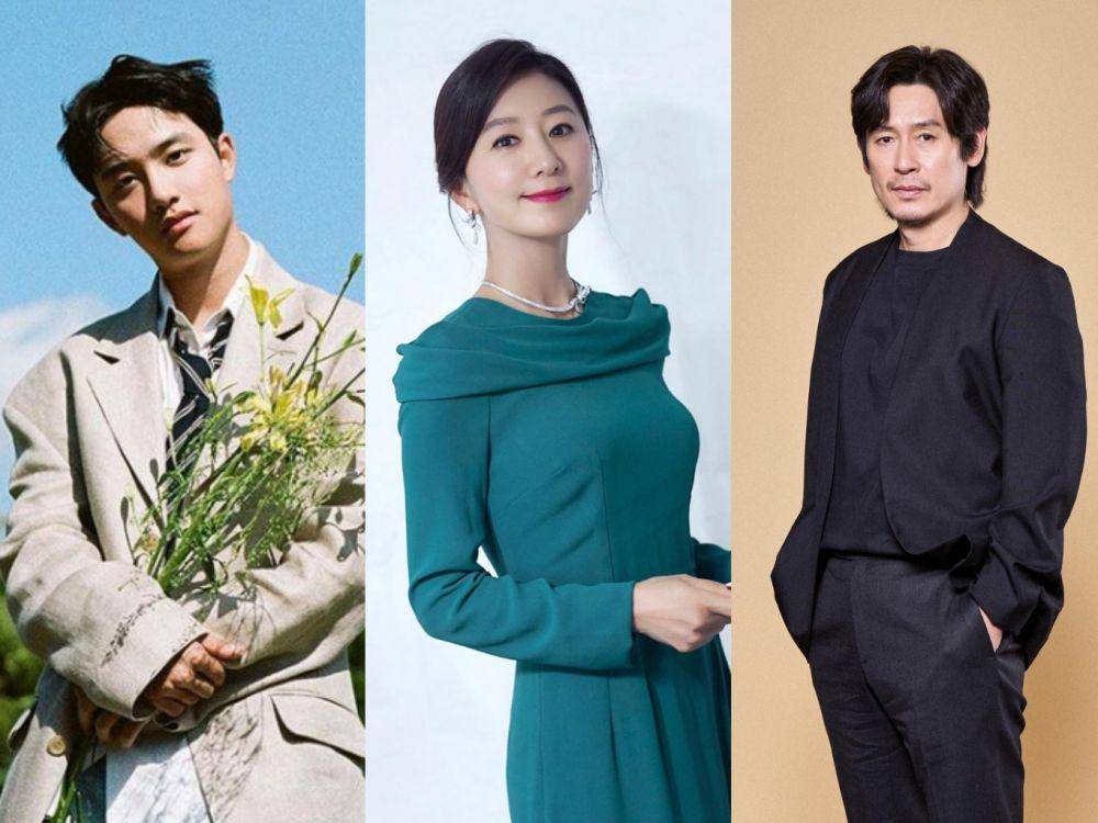 Doh Kyung Soo, Kim Hee Ae dan Sol Kyung Gu (Instagram.com/weareone.exo | instagram.com/yg_stage | instagram.com/cjes.tagram)