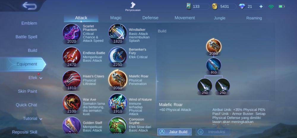 Malefic roar (dok. Moonton/Mobile Legends)
