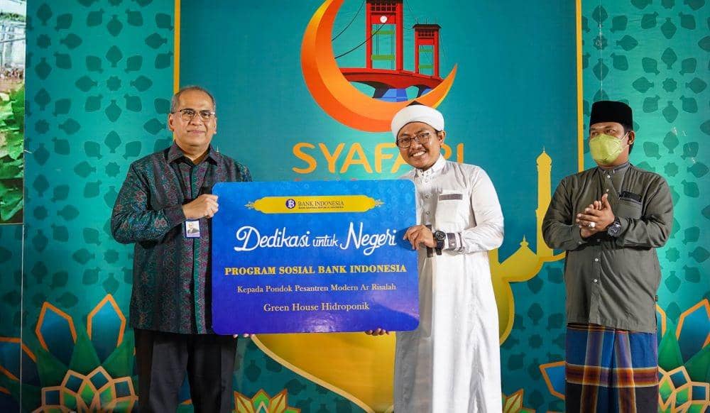 Kepala Perwakilan BI Sumsel, Erwin Soeriadimadja, dalam kegiatan Syariah Sriwijaya Festival (Syafari) 2022