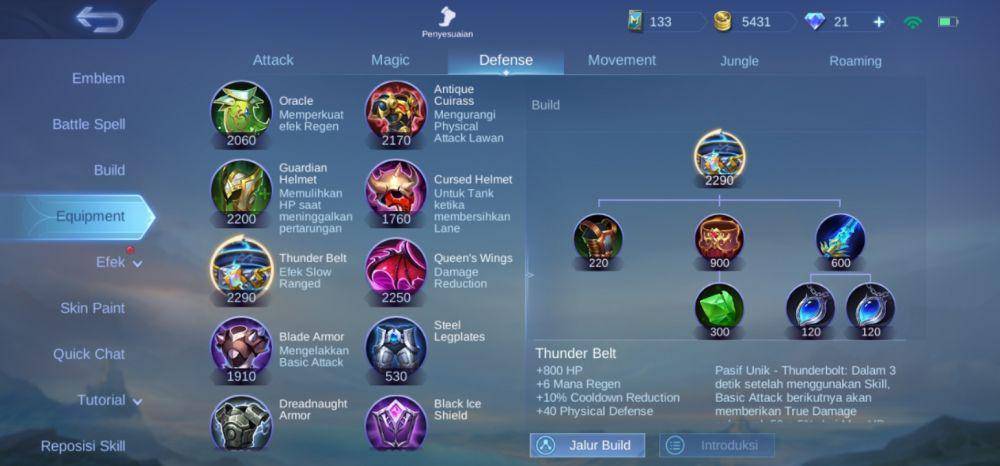 Thunder belt (dok. Moonton/Mobile Legends)