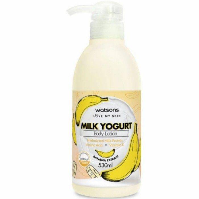 Watsons Milk Yogurt Body Lotion Banana (shopee.co.id/watsonsid)