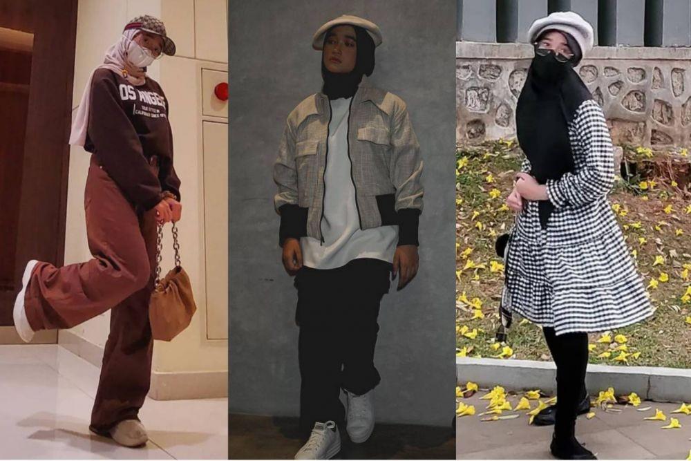 9 OOTD Hijab ala Aisha Hakim, Putri Irfan Hakim yang Super Kece!