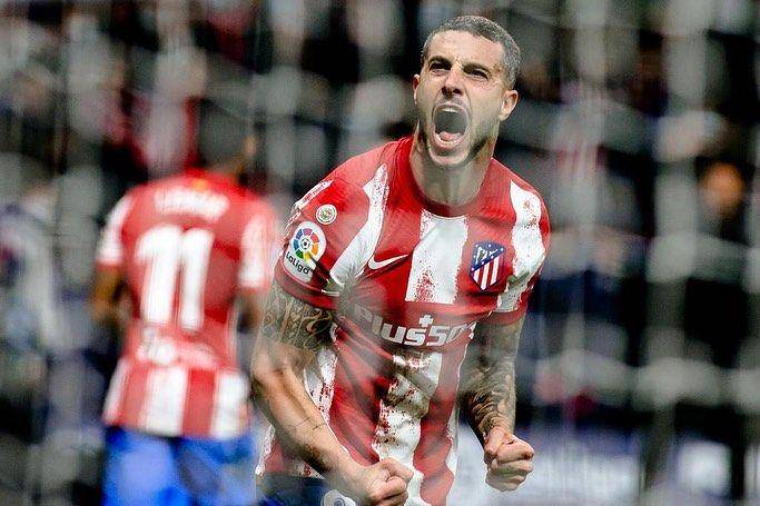 Mario Hermoso saat berseragam Atletico Madrid. (instagram.com/mhermoso22)