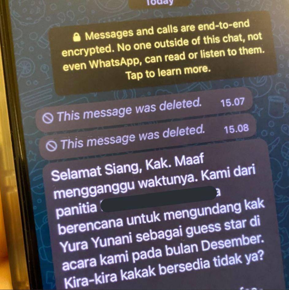 chat salah sebut (twitter.com/yurayunita)