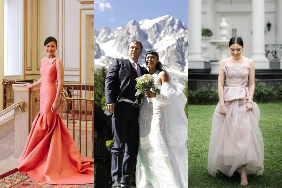 inspirasi wedding dress ala Adrian Gan (instagram.com/adrianganworld)