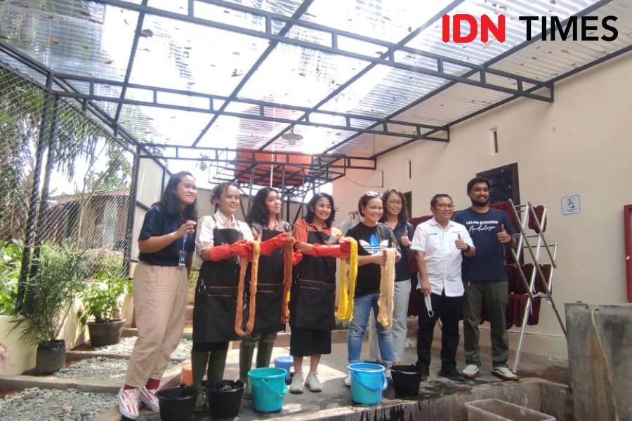 Potret Rumah Komunitas Tobatenun Jabu Bonang dan Jabu Borna di Pematang Siantar. (Kamis, 14/7/2022). IDN Times/Tyas Hanina