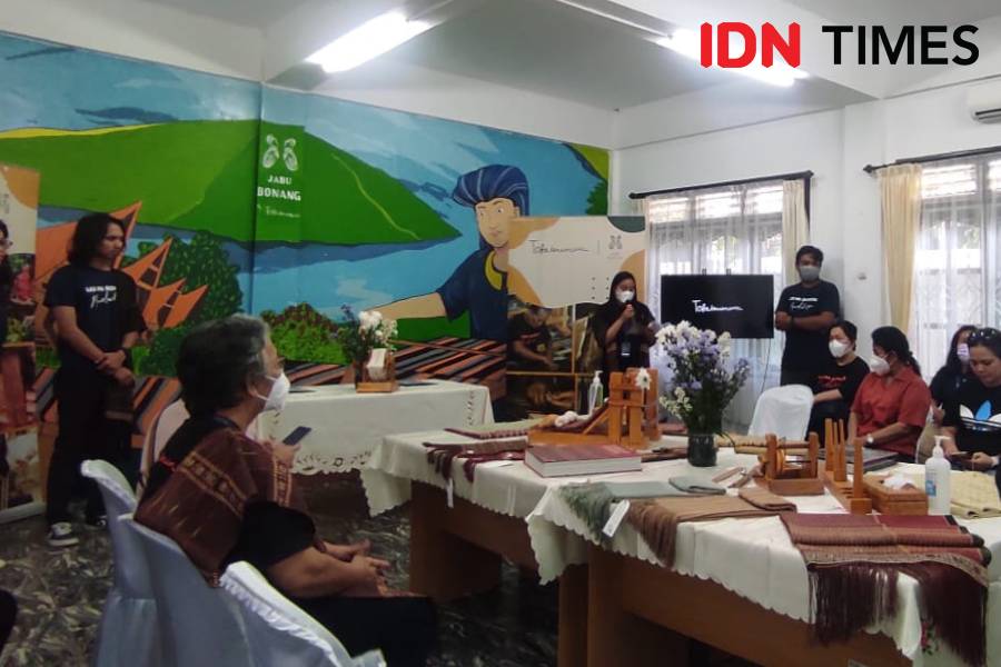 Potret Rumah Komunitas Tobatenun Jabu Bonang dan Jabu Borna di Pematang Siantar. (Kamis, 14/7/2022). IDN Times/Tyas Hanina