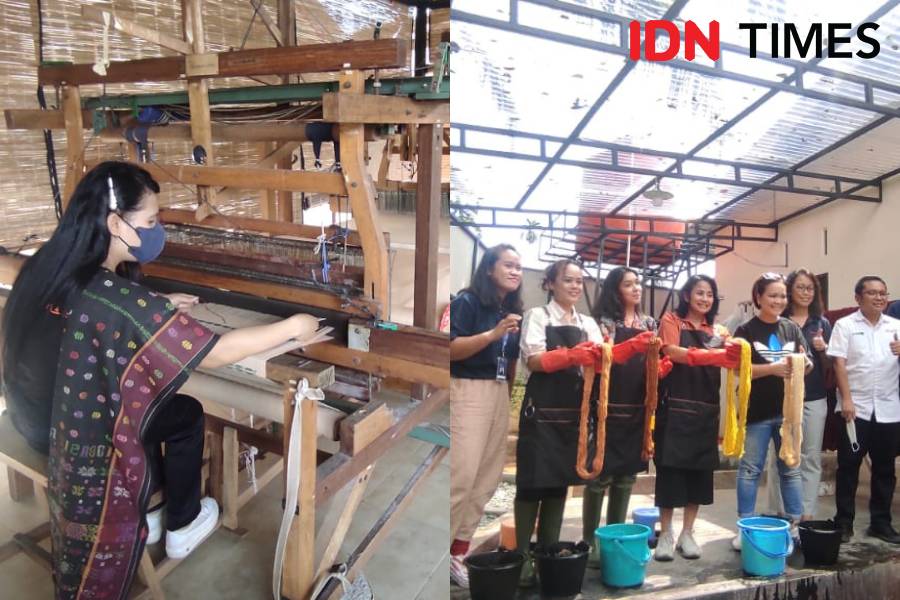 Potret Rumah Komunitas Tobatenun Jabu Bonang dan Jabu Borna di Pematang Siantar. (Kamis, 14/7/2022). IDN Times/Tyas Hanina