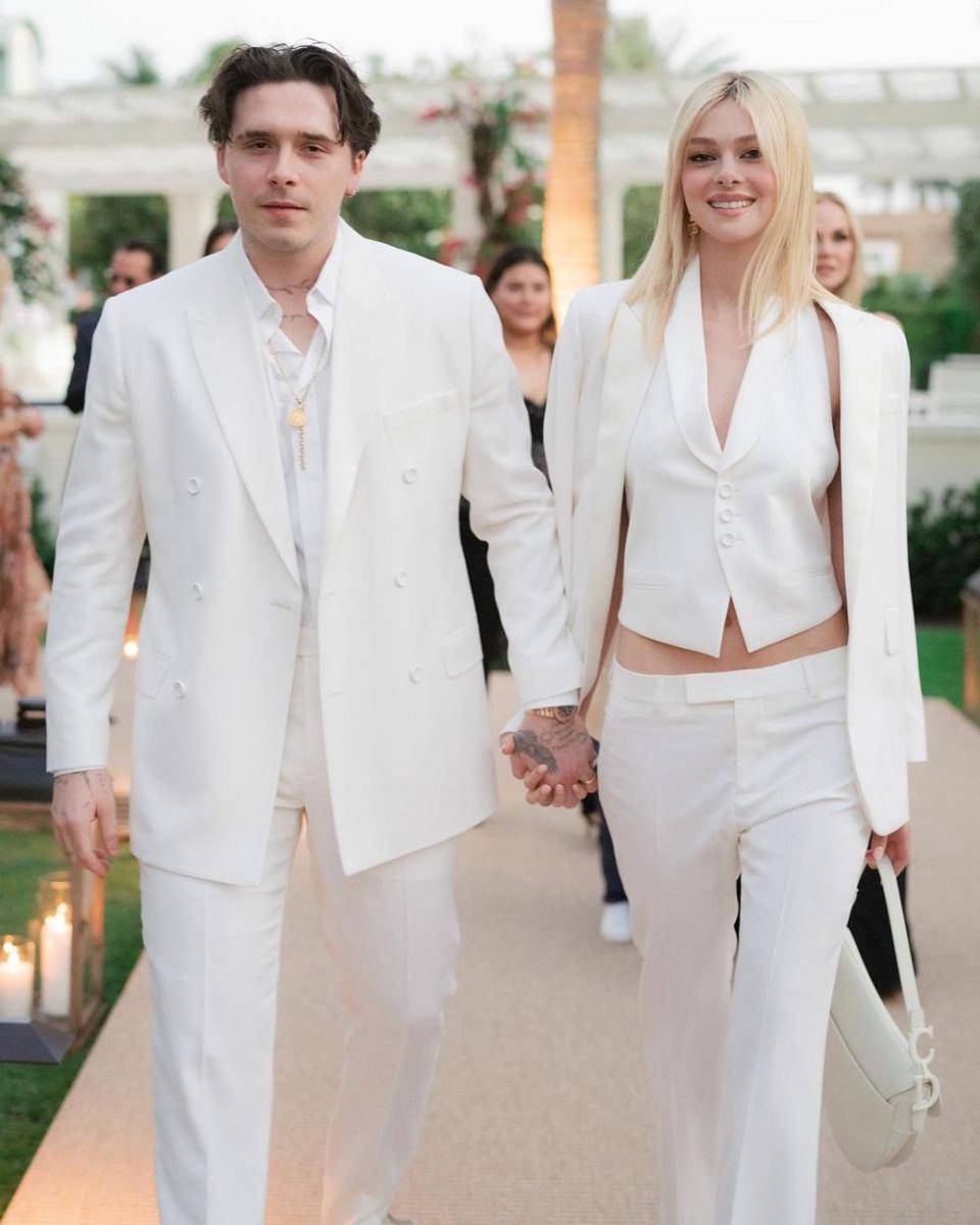 Brooklyn Beckham dan Nicola Peltz (instagram.com/nicolaannepeltzbeckham)