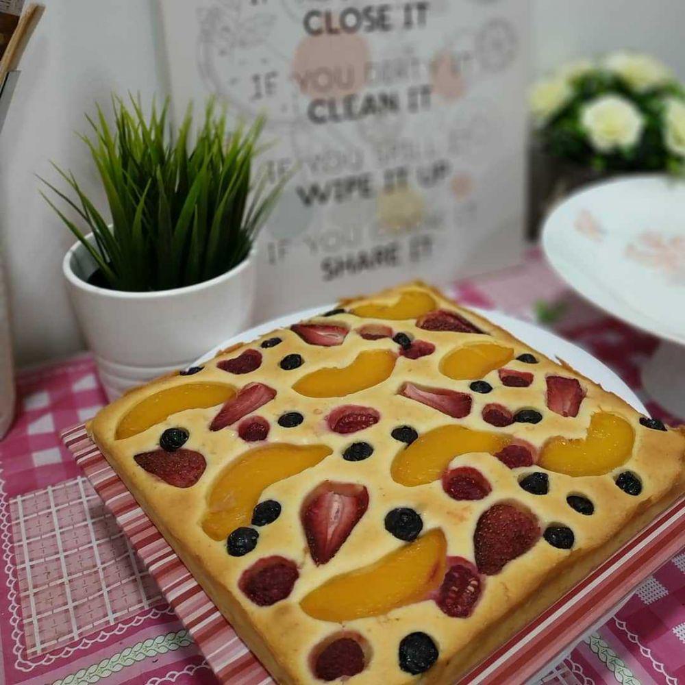 Resep Fruit Pastry Cake yang Simpel dan Menyehatkan, Gluten Free!