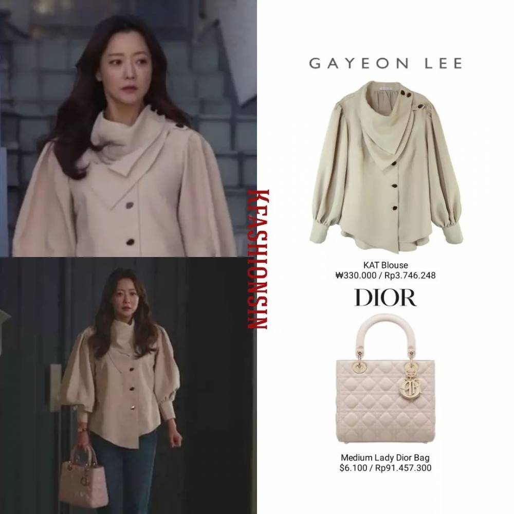 harga outfit Kim Hee Sun di Remarriage and Desires (instagram.com/kfashionsin)
