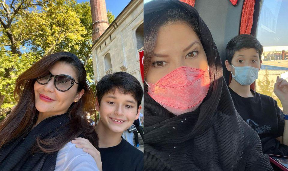 9 Potret Tamara Bleszynski dan Kenzo Holiday ke Turki, Wisata Religi