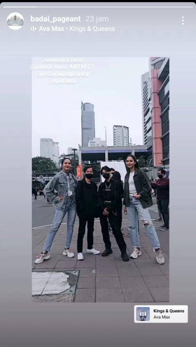 potret Valerie dan Veronika Twins di Citayam Fashion Week (instagram.com/badai_peagant)