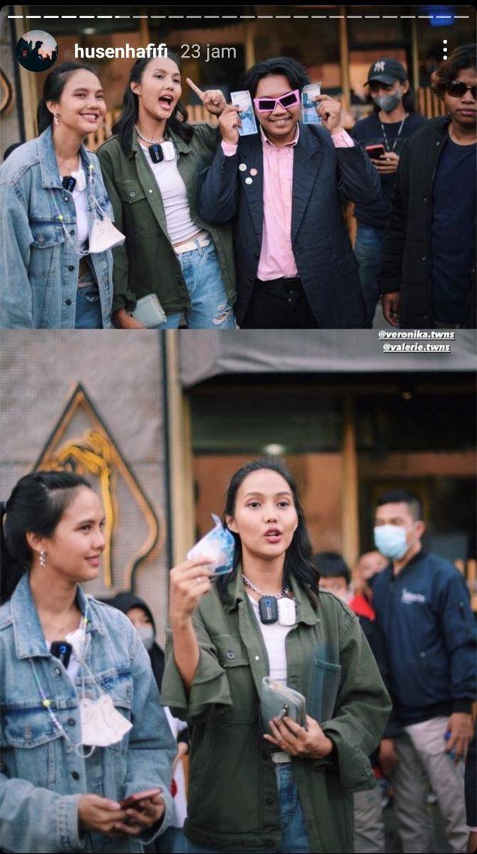 potret Valerie dan Veronika Twins di Citayam Fashion Week (instagram.com/badai_peagant)