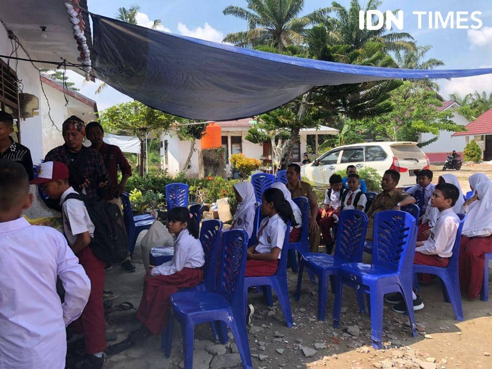 Suasana rumah duka Brigadir J (IDN Times/Rangga Erfizal)