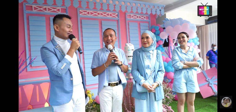 potret gender reveal Syifa (dok.YouTube/ Qiss You TV)