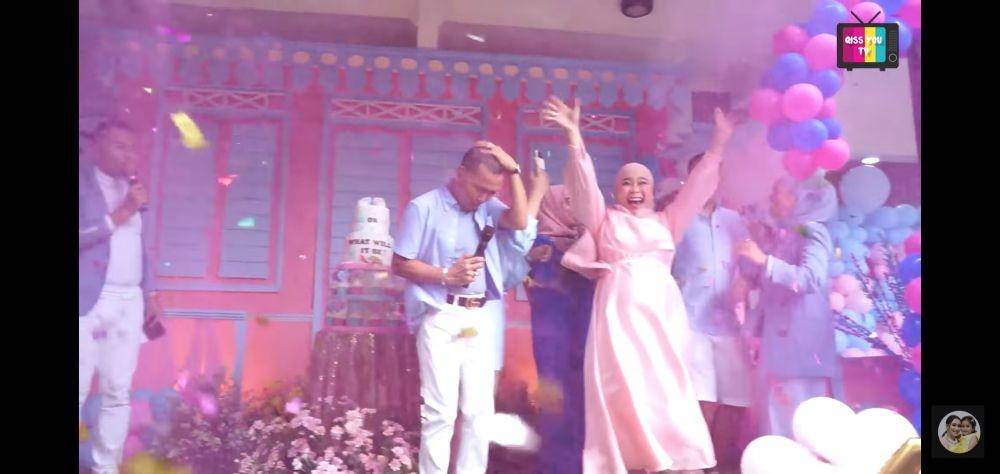 potret gender reveal Syifa (dok.YouTube/ Qiss You TV)