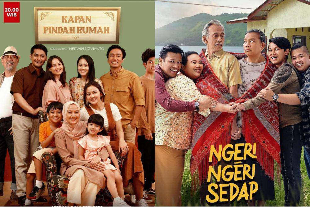 poster film Kapan Pindah Rumah (instagram.com/klikfilm) | poster film Ngeri-Ngeri Sedap (instagram.com/ngeringerisedapmovie)