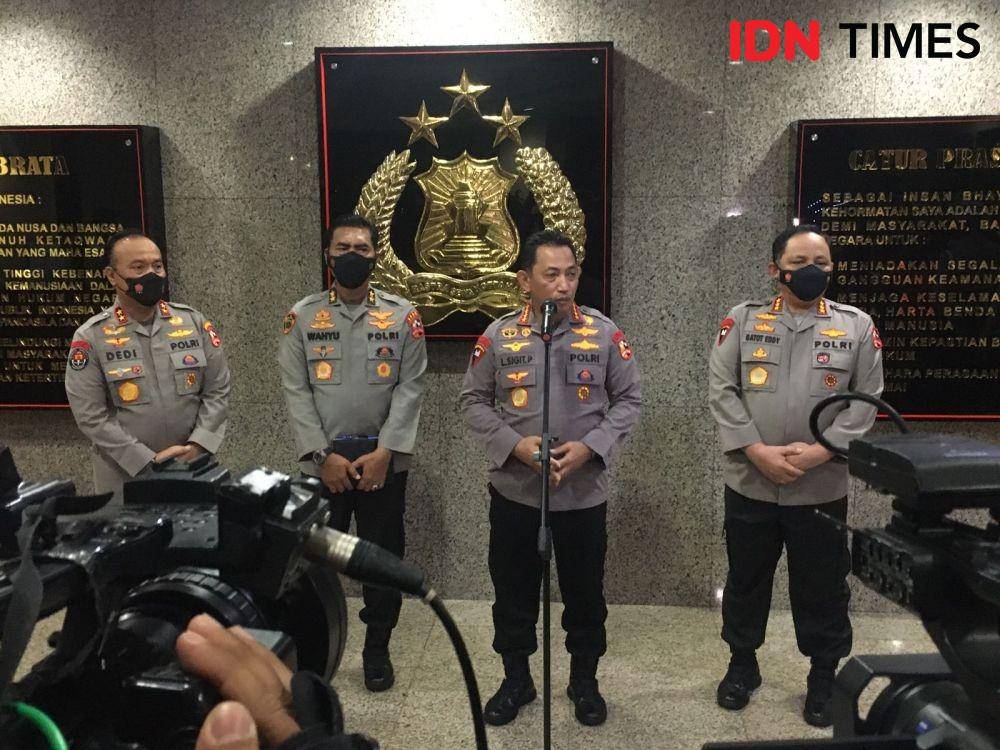 Kapolri Jendral Pol Listyo Sigit akhirnya menonaktifkan Irjen Pol Ferdy Sambo dari posisinya sebagai Kadiv Propam Polri. (IDN Times/Irfan Fathurohman)