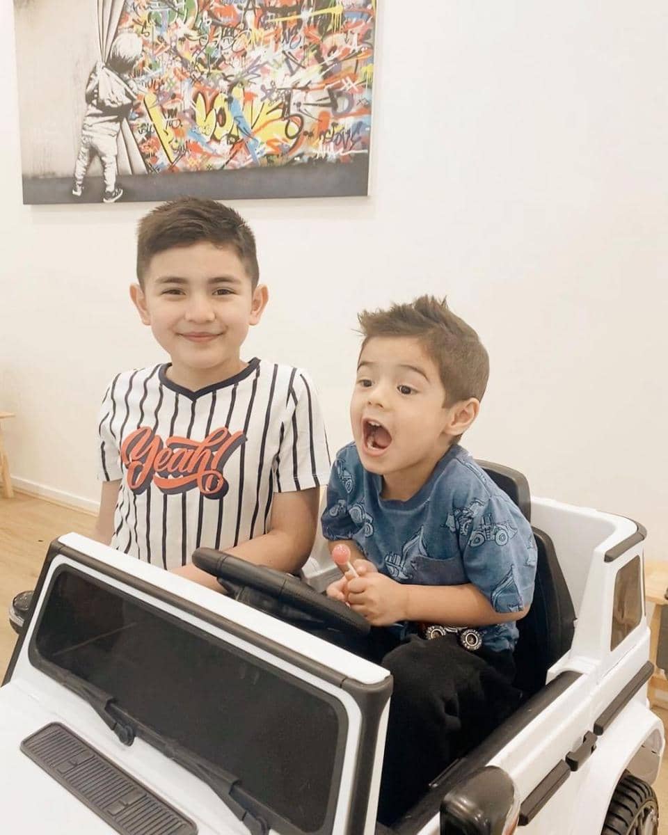 Quenzino  dan Zenecka Acana Naif (instagram.com/carissa_puteri)