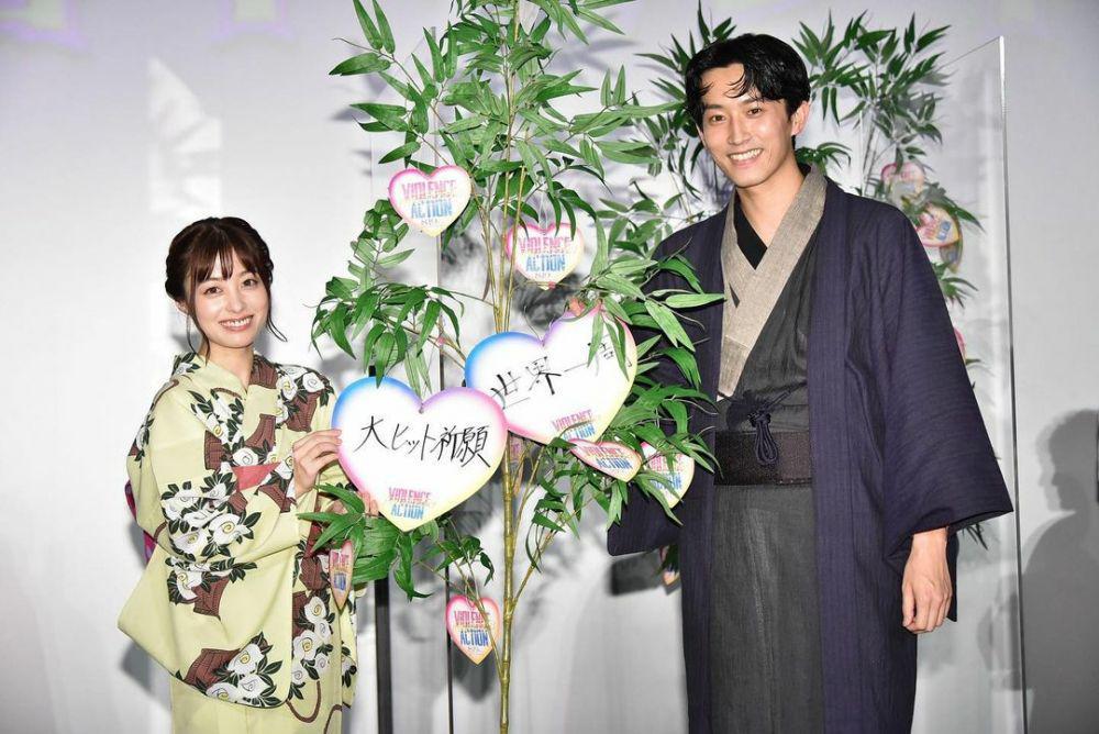 Kanna Hashimoto dan Yosuke Sugino (instagram.com/vamovie_jp)