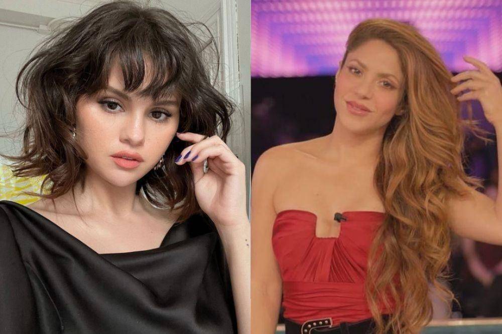 Selena Gomez dan Shakira (instagram.com/selengomez | instagram.com/shakira)
