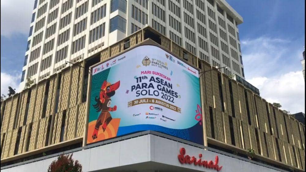 Iklan ASEAN Paragames 2022 di Sarinah Mall. (Dok/Gibran Rakabuming)
