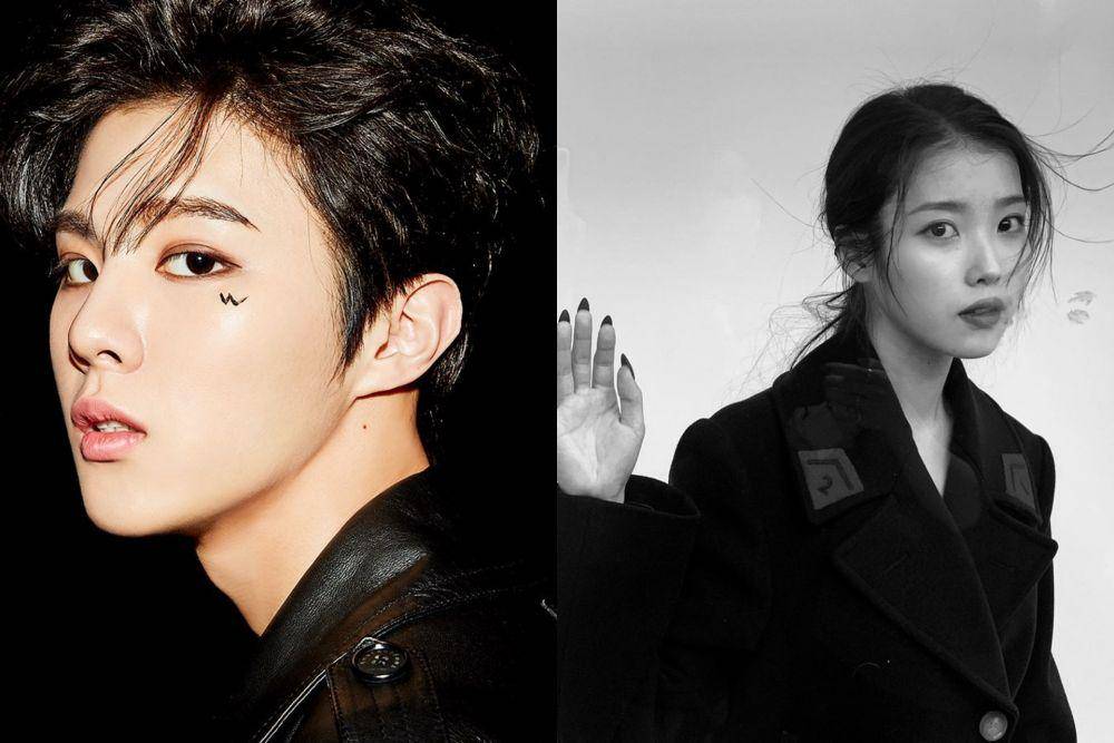 Kim Wooseok dan IU (berbagai sumber)