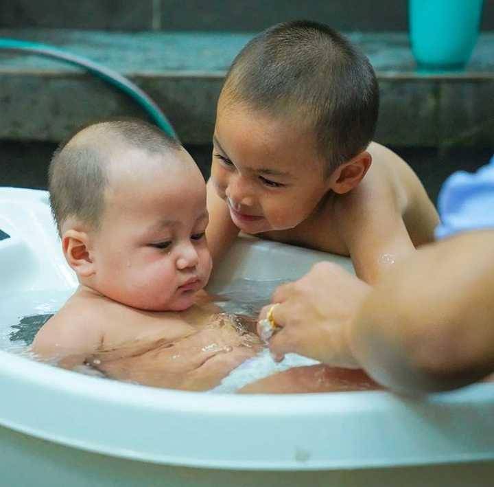 Potret Kiano & Kenzo (Instagram.com/baimwong)