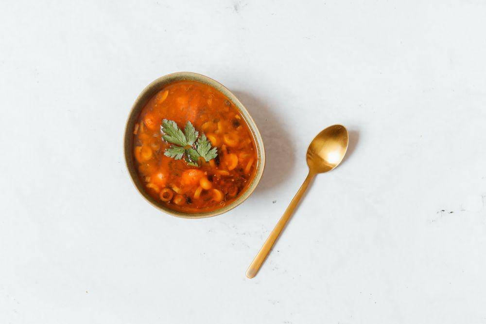 ilustrasi vegan kimchi sup (pexels.com/Polina Tankilevitch)