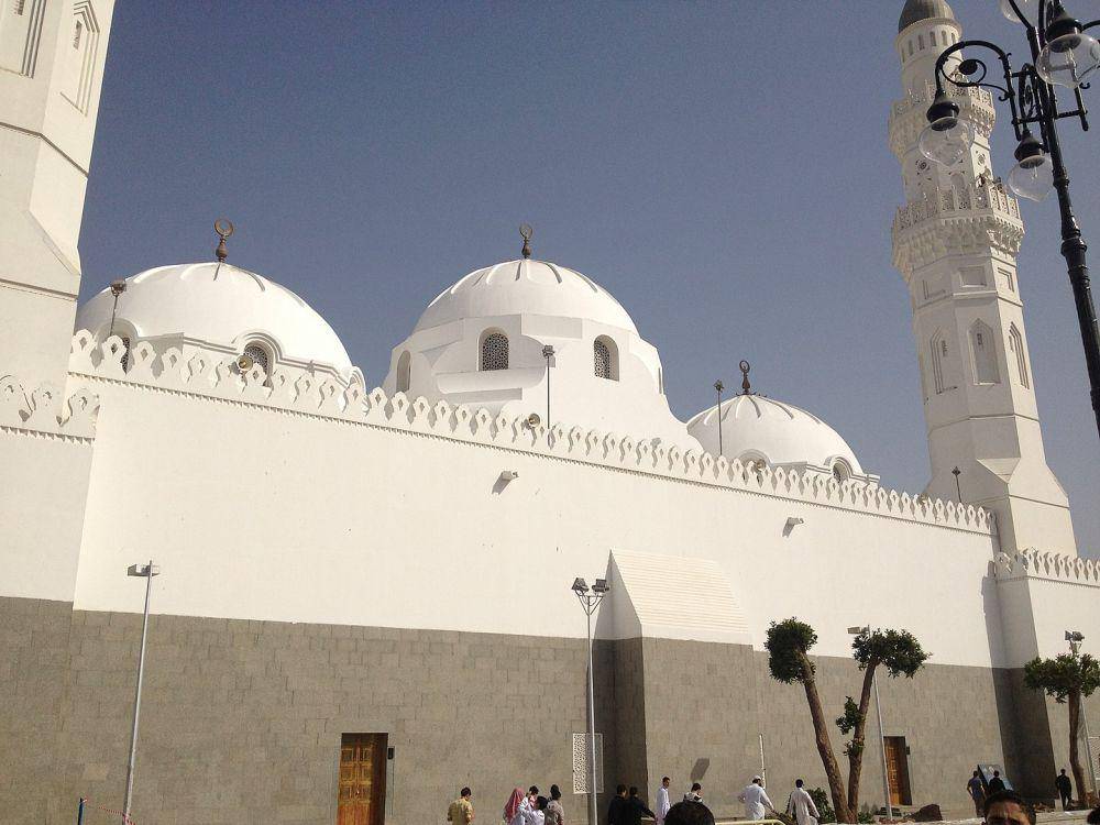 ilustrasi masjid Quba (commons.wikimedia.org/علاء)