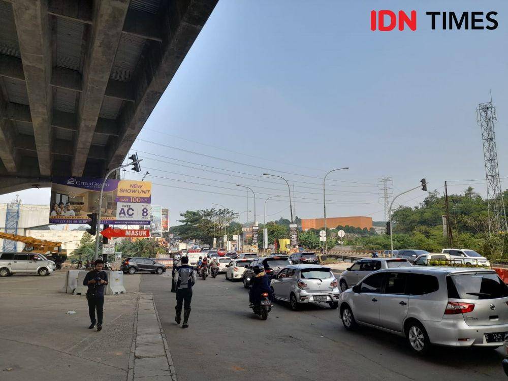 Lokasi Lampu Merah Dekat Kecelakaan Cibubur. (IDN Times/Imam Faishal)