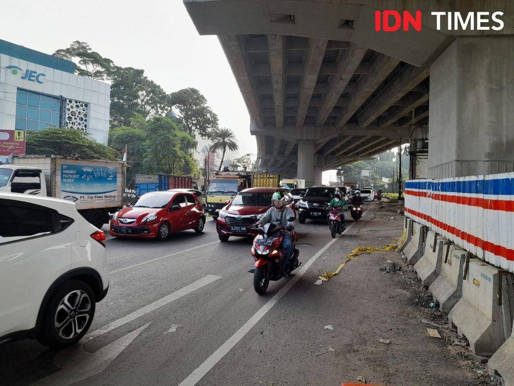 Lokasi Lampu Merah Dekat Kecelakaan Cibubur. (IDN Times/Imam Faishal)