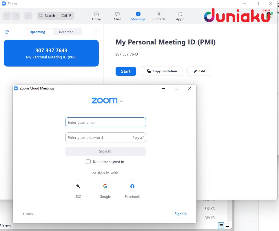 Taktik Zoom 2 layar sekaligus. duniaku.com/Adhitya Daniel