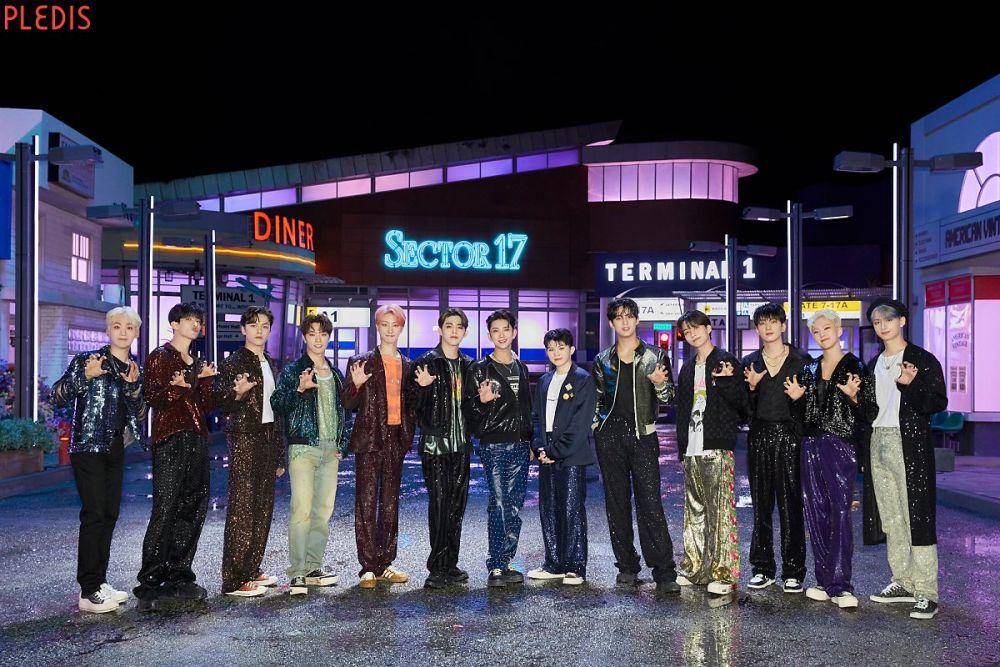SEVENTEEN di balik layar pembuatan MV _WORLD (post.naver.com/플레디스엔터테인먼트)